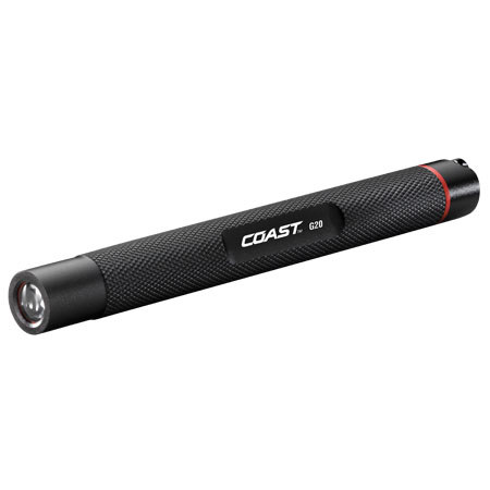 Coast G20 LED Flashlight, 72 Ft / 22 m Inspection Beam Distance