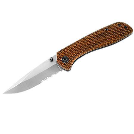 Coast DX312 Double-Lock Folding Knife, 3.35" Serrated Blade