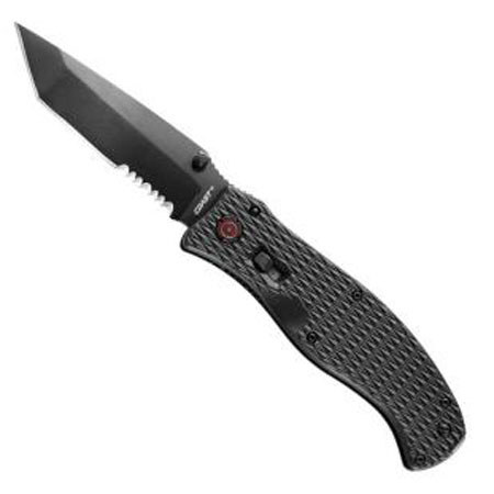 Coast RX322 Rapid Response Blade-Assist Knife, 3.9" Serrated Blade