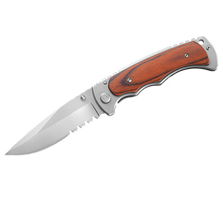 Coast FX412 Frame Lock Folding Knife, 4.0" Serrated Blade