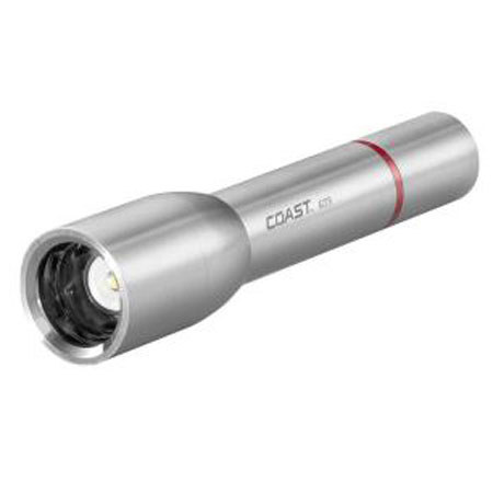 Coast A22R Rechargeable Focusing LED Flashlight, 340 High / 36 Low Lumens