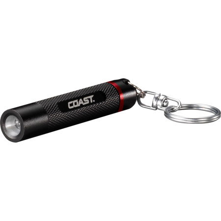 Coast G5 Mini Flood Keychain Light, 18 Lumens, 75' Beam, Black, AG5 Battery