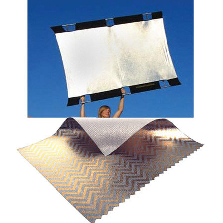 Sunbounce Big with 6x8ft Frame Zebra Gld/Slv