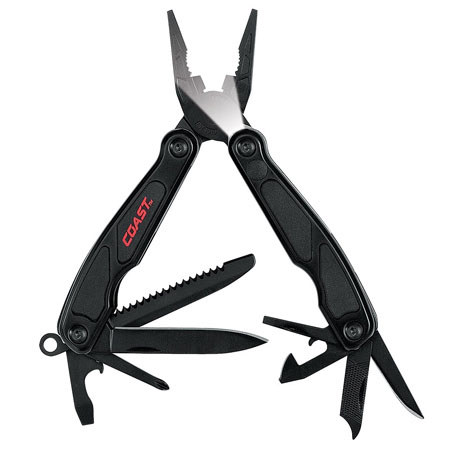 Coast LED130 LED Micro Pliers Multi Tool, Black