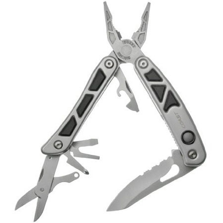 Coast LED150 2-LED Pro Pocket Pliers Multi Tool, Silver