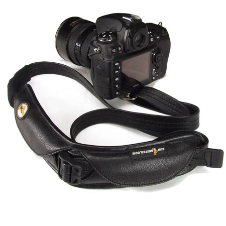 Sun Sniper One Pro Genuine Leather Strap, Matte Black
