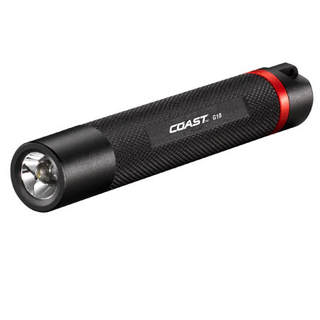 Coast G10 Waterproof LED Flashlight, Inspection Beam, No Lumen Output, 1x AAA