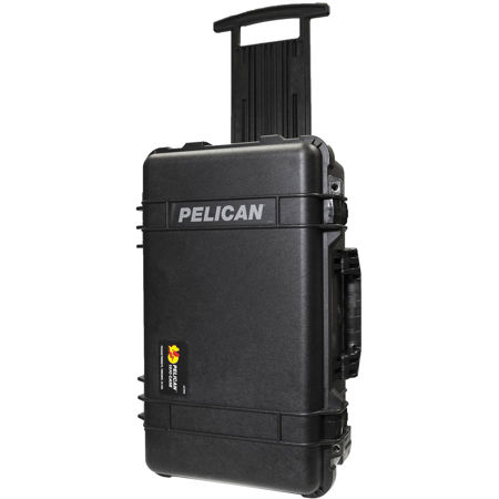 Cinegears Pelican 1510 Case with Padded Dividers and Lid Organizer, Black