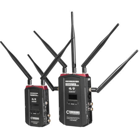 Cinegears Ghost-Eye 400M V2 V-Mount Wireless HDMI/SDI Video Transmission Kit