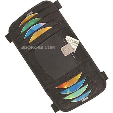 Case Logic Automotive Visor CD Organizer,10 CDs, Black