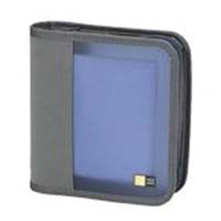 Case Logic CD Wallet, Holds 24 CDs,Dusty Blue and Gray