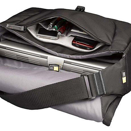 Case Logic Attache' Bag, Holds 14-15.4in Laptops, Black