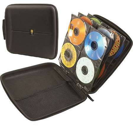 Case Logic Heavy Duty Molded CD Wallet, Holds 128 CDs, Color: Black #CDE128BLK