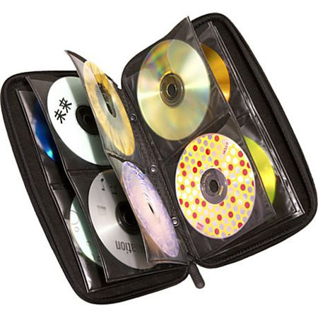 Case Logic Heavy Duty Molded CD Wallet, 48 CDs, Black