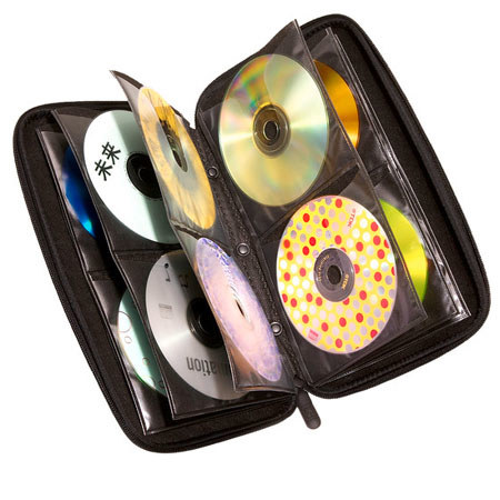 Case Logic Heavy Duty Molded CD Wallet, 72 CDs, Blue