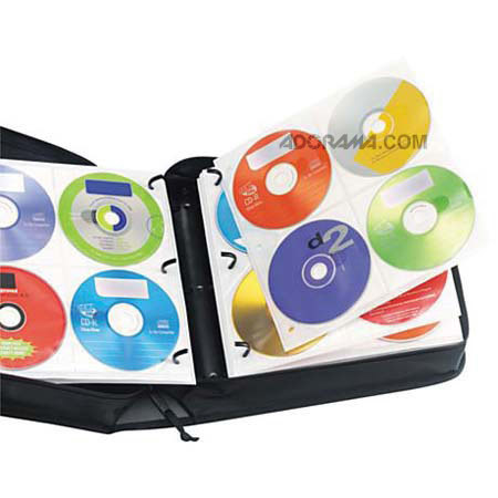 Case Logic Prosleeve Refill, 200 CDs, White, 25 Pages