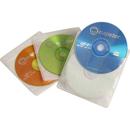 Case Logic Double Sided Prosleeves, 50/25 Discs- White