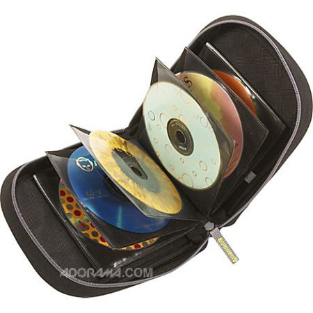 Case Logic Wallet, 32 CDs, Separate Sleeves- Blue