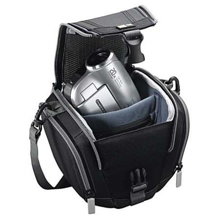 Case Logic Compact Camcorder Case, Black and Gray