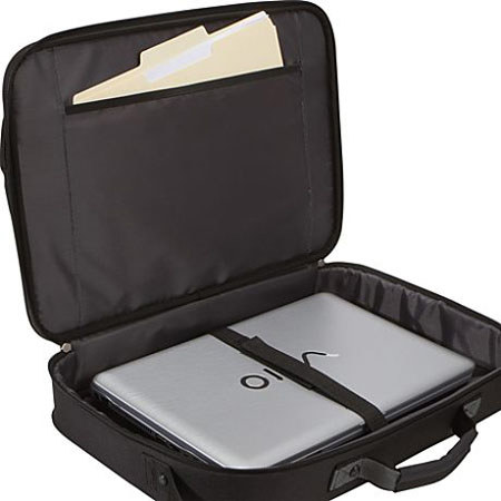 Case Logic 17 inch Laptop Briefcase, Black