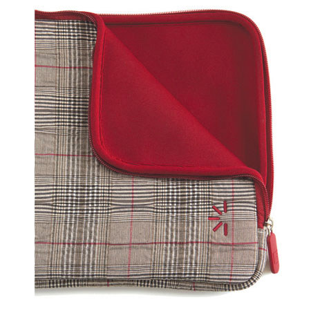 Case Logic ENST-116 16 inch Netbook Sleeve, Red Plaid