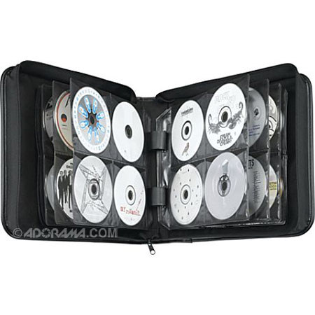 Case Logic ENW352 Heavy Duty CD Wallet, 352 CDs, Black