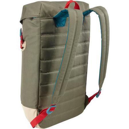 Case Logic Larimer Rucksack with Slip Pocket, Petrol Green