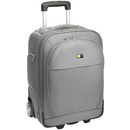 Case Logic 18in Rolling Travel Silver Case, 15in Laptop