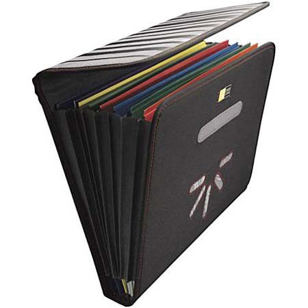 Case Logic 8 Bay Accordion File Organizer, Pink