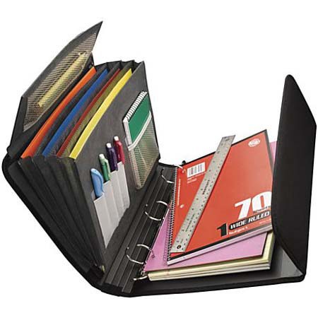 Case Logic School Binder Organizer - Stitched, Gray