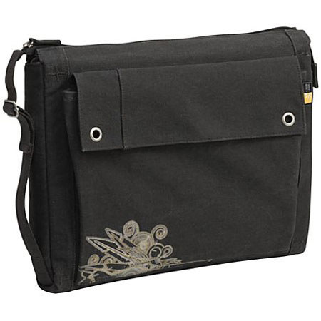 Case Logic 15.4in Canvas Laptop Sleeve, Dark Gray