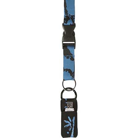 Case Logic 1in Wide Lanyard with USB Sleeve, Blue