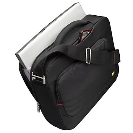 Case Logic Classic 18in Laptop Attache Case, Black