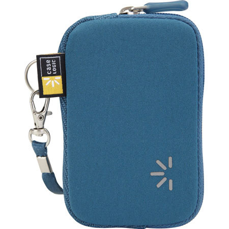 Case Logic UNZB-202 Compact Camera Case, Size: 4.8x0.8x3.3", Color: Blue.