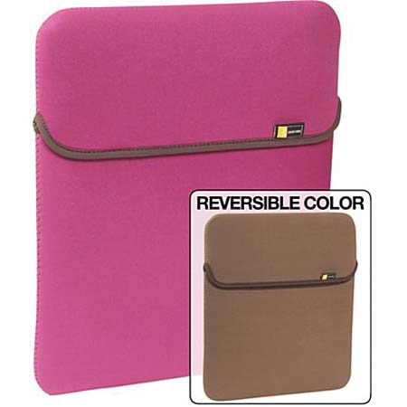 Case Logic Reversible 14.1in Laptop Shuttle, Pink Color