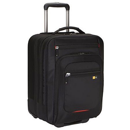 Case Logic 17in Rolling Laptop / Projector Case, Black