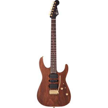 Charvel MJ DK24 HSH 2PT Mahogany Electric Guitar, Streaky Ebony Fingerboard, Natural
