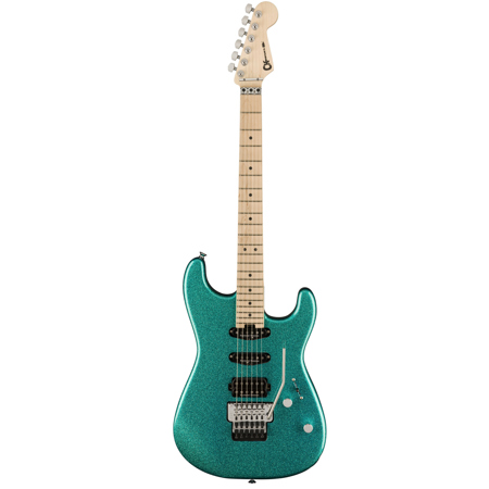 Charvel Pro-Mod San Dimas Style 1 HSS FR M Electric Guitar, Aqua Flake