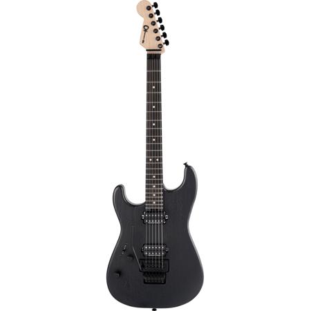 Charvel Pro-Mod San Dimas Style 1 HH FR E Sassafras Left-Hand Guitar,Satin Black