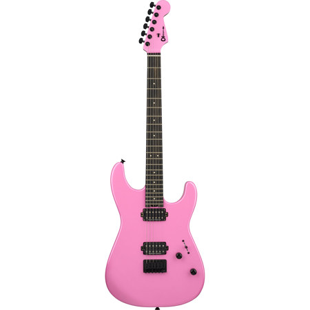 Charvel Pro-Mod Plus Series San Dimas Style 1 HH HT E Electric Guitar, Platinum Pink
