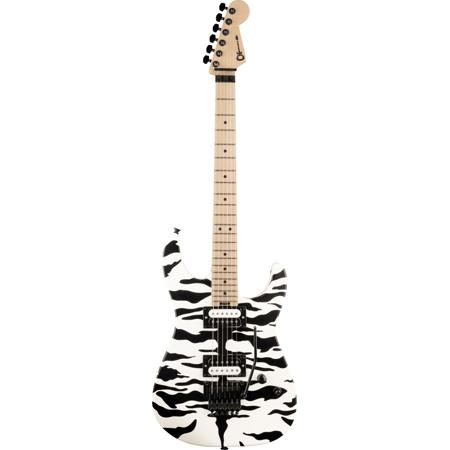 Charvel Satchel Signature Pro-Mod DK Electric Guitar, Satin White Bengal