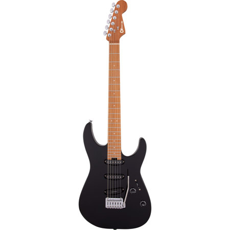 Charvel Pro-Mod DK22 SSS 2PT CM Electric Guitar, Caramelized Maple Fingerboard, Gloss Black