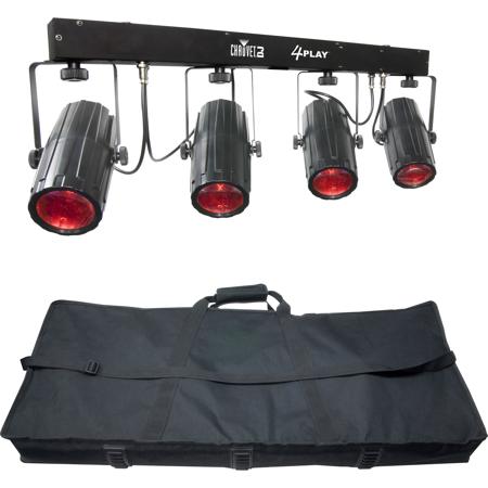 CHAUVET 4PLAY Ready-to-Go LED Moonflower Light Fixture with Colored Casing