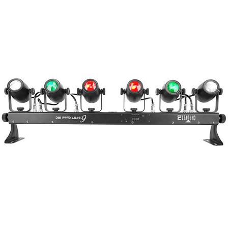 CHAUVET 6SPOT Quad IRC 6-Headed Light Fixture with Carry Bag