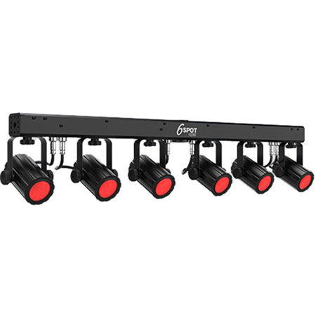 CHAUVET DJ 6SPOT RGBW Complete Pack-N-Go Lighting System