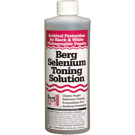 Berg Archival Selenium Color Toner, Black / White Print