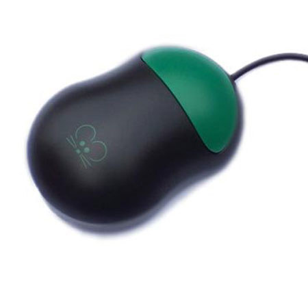 Chester Creek Tiny Optical USB Rugged Mouse, Green/Black