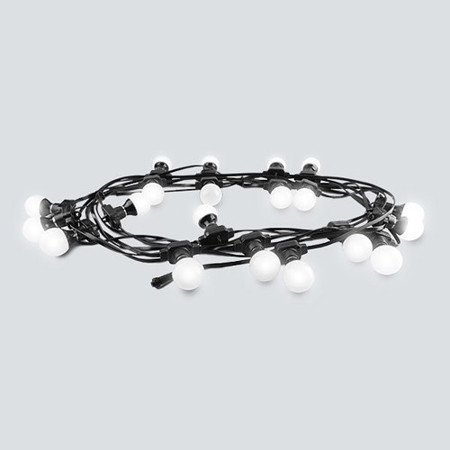 CHAUVET DJ Festoon 0.2W Tri-Color Decor String Light, Warm White/Cool White/Amber