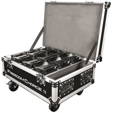 CHAUVET Freedom Charge 9 Rolling Case for Par Tri-6, Quad-4 & Hex-4 Fixtures