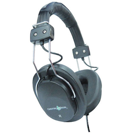 Chester Creek Over-the-Head Binaural Stereo Headphones, Black